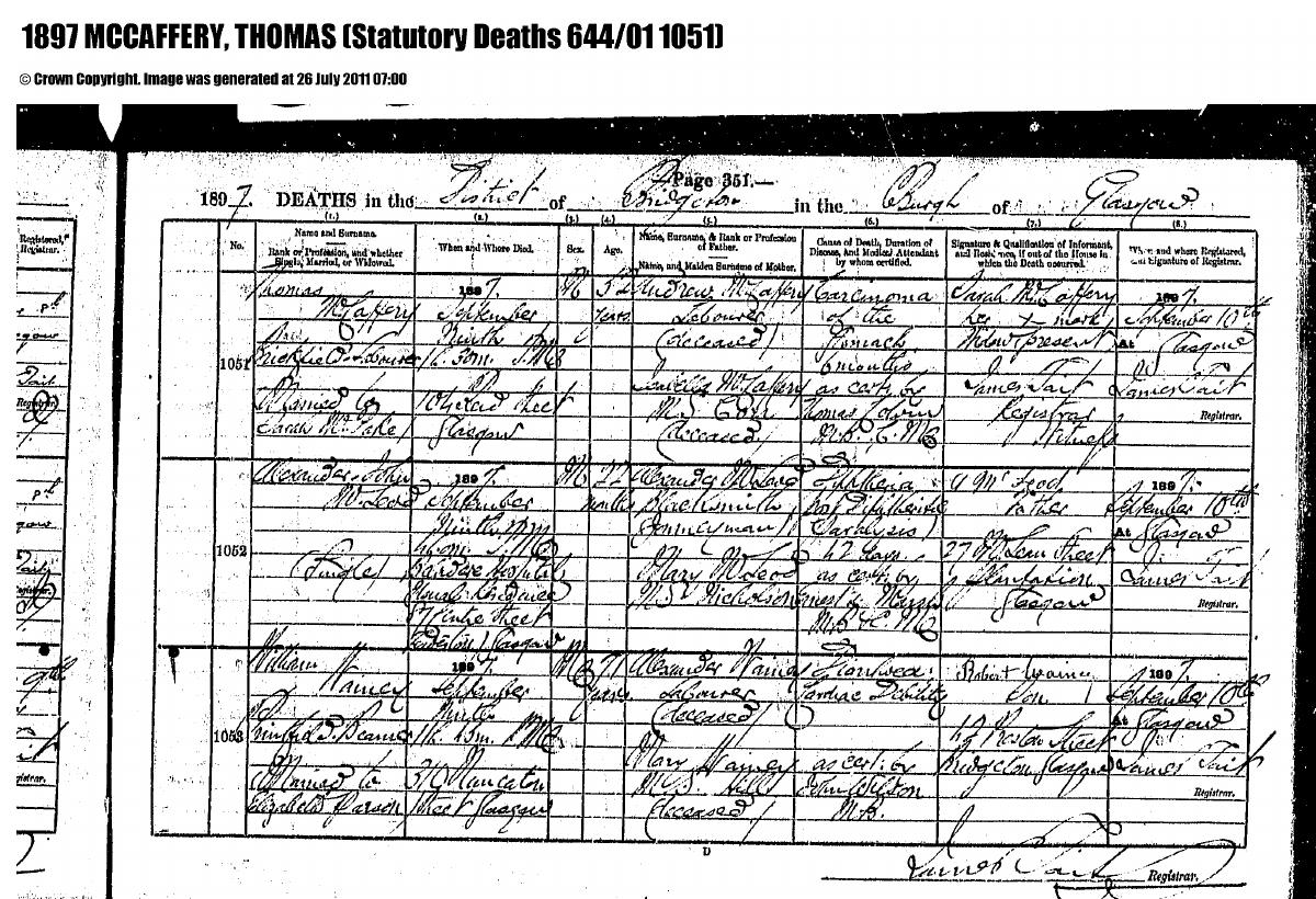 Death, 1897 โ Thomas McCaffery 1897 Death.pdf