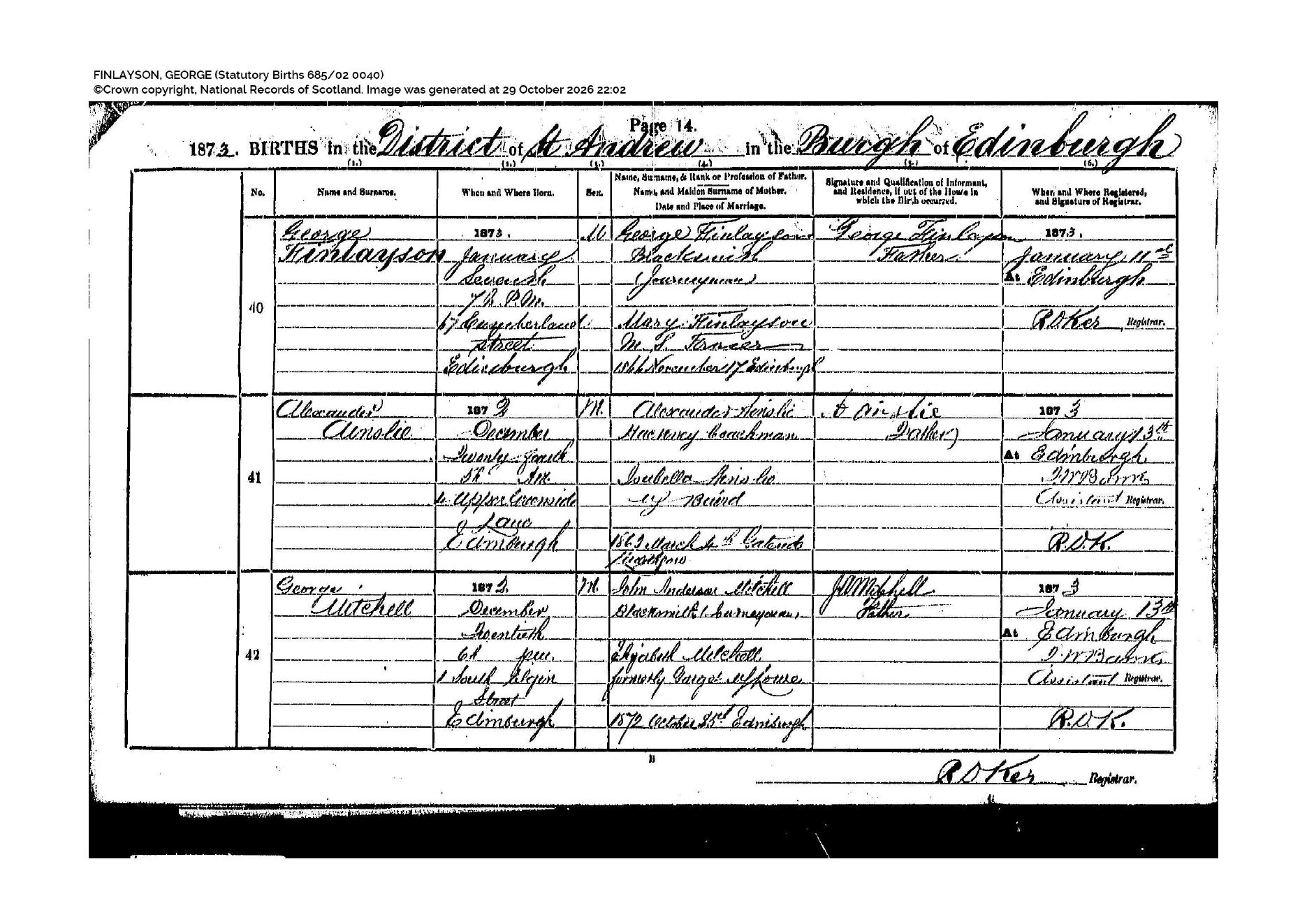 Birth, 1873 โ George finlayson birth entry 1874.pdf